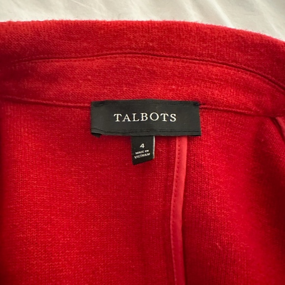 Talbots Red Coat - Picture 5 of 5